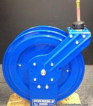 Cox P-LP-350 Air Hose Reel - Side View