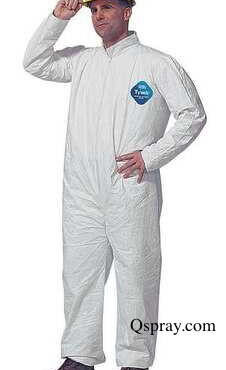 Tyvek protective suit