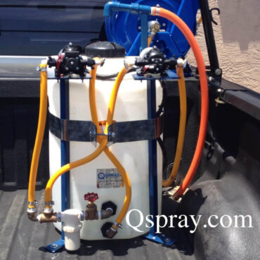 25 Gallon space saving pest control sprayer