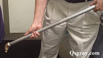 Qspray termite pretreat wand - ergonomic design